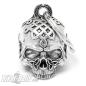 Preview: 3D Totenkopf mit keltischem Knoten Biker-Bell Celtic Skull Motorrad Ride Bravo Bell